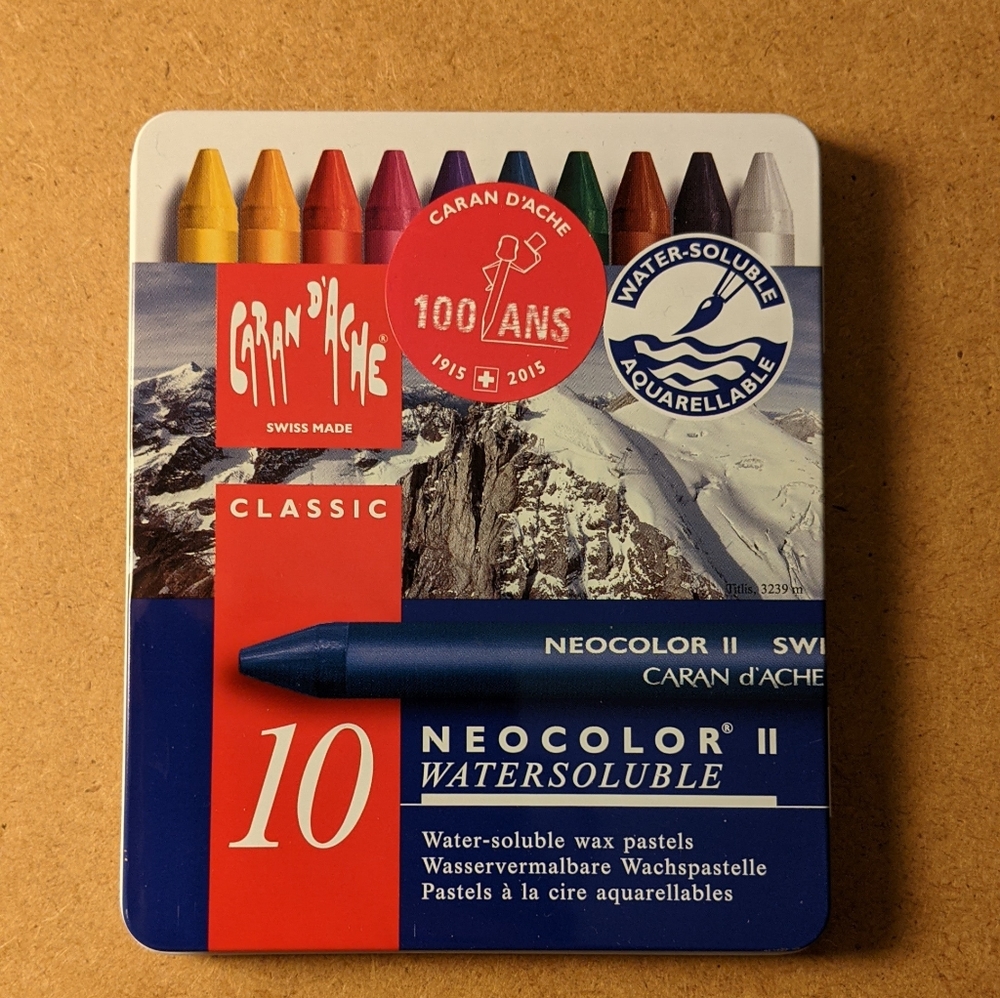 Neocolor II Water soluble wax pastels